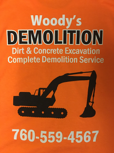 Woodys Demolition 760-559-4567